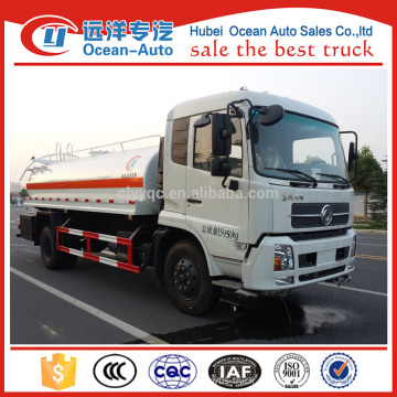 Dongfeng 12000liter caminhão cisterna caminhão dismension